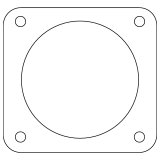 Cometic Subaru FA20D .060in AFM Throttle Body Gasket thumbnail 1