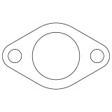 Cometic Ford 59A/8BA/8CM Flathead V8 .059in CFM Exhaust Manifold Gasket Set - 1945-1953 - 8PK thumbnail 1