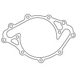 Cometic Ford 289/302/351 Windsor .031in Fiber Water Pump Gasket - Block To Plate - 1963-1969 thumbnail 1
