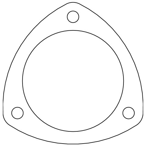 Cometic .043in Copper Exhaust Header Collector Gasket - 3.5in Diameter - 4.438in Bolt Circle