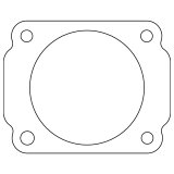 Cometic Ford 4.6L/5.4L SOHC .020in Fiber Throttle Body Gasket - Spacer to Throttle Body - 1996-2001 thumbnail 1