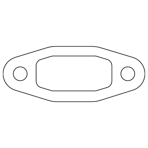 Cometic Ford 335 Series V8 .031in Fiber Fuel Pump Mount Gasket