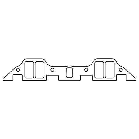 Cometic Chrysler B/RB .094in Fiber Intake Mani Gasket Set-1.229in x 2.310in Rectangle Port