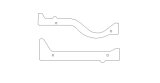 Cometic Chrysler Magnum V8 .047in Fiber Intake End Seals Kit - Front & Rear Crossovers thumbnail 2