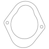 Cometic Ford 59A Flathead V8 .094in Cork Distributor Coil Base Gasket - 1945-1948 thumbnail 2