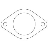Cometic Ford 59A Flathead V8 .015in Fiber Fuel Pump Stand Gasket - 1945-1948 thumbnail 2