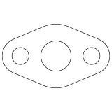 Cometic Ford 59A Flathead V8 .031in Fiber Oil Pump Screen Cover - 1945-1948 thumbnail 1