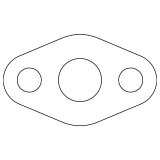 Cometic Ford 59A Flathead V8 .031in Fiber Oil Pump Screen Cover - 1945-1948 thumbnail 2