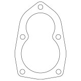 Cometic Ford 8BA/8CM Flathead V8 .031in Fiber Oil Pump Drive Cover Gasket - 1948-1953 thumbnail 2