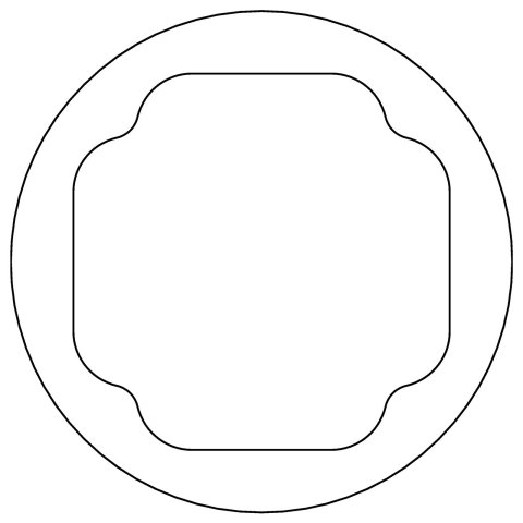 Cometic Ford 8BA/8CM Flathead V8 .060in Fiber Oil Pump Relief Nut Gasket - 1948-1953