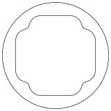 Cometic Ford 8BA/8CM Flathead V8 .060in Fiber Oil Pump Relief Nut Gasket - 1948-1953 thumbnail 2