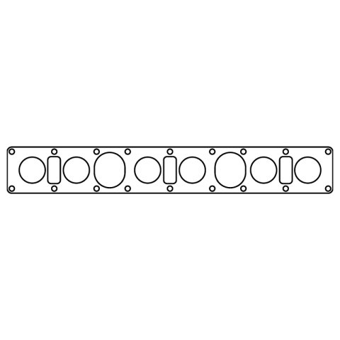 Cometic Jaguar XK6 .060in AFM Intake Manifold Gasket - With Straight Port Heads thumbnail 1