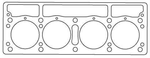 Cometic Triumph TR3B/TR4/TR4A .059in CFM-20 Cylinder Head Gasket - 88mm Bore
