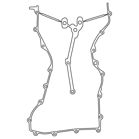 Cometic Ford 2.0/2.3L EcoBoost .018in AFM Timing Cover Gasket thumbnail 3