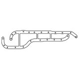 Cometic Ford EAO Cosworth YB .060in AFM Oil Pan Gasket - Pan Rails Only thumbnail 2