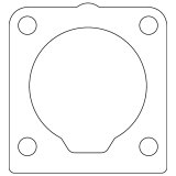 Cometic Nissan CA18DE/CA18DET .032in AFM Throttle Body Gasket Set thumbnail 1