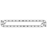 Cometic Jaguar XK6 .060in AFM Oil Pan Gasket Set - Side Rails Only thumbnail 2