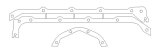 Cometic Pontiac 350/400/428/455 V8 .094in Fiber Oil Pan Gasket Kit thumbnail 2