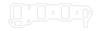 Cometic Buick Stage II V6 .060in Fiber Intake Manifold Gasket Set thumbnail 5