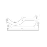 Cometic Chrysler LA V8 .125in Fiber Intake Rail Gasket Kit thumbnail 1