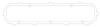 Cometic Buick Big Block V8 .094in Fiber Valve Cover Gasket thumbnail 6