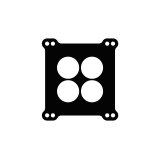 Cometic Holley 4 BBL .060in Fiber Carburetor Mounting Gasket - 4 Hole - 1.750in Holes thumbnail 1