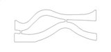 Cometic Ford Windsor .060in Fiber Intake End Seals Kit thumbnail 2