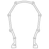 Cometic Chrysler Gen-2 Hemi .032in AFM Timing Cover Gasket thumbnail 1