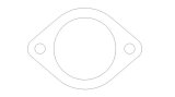 Cometic Chrysler B/RB .018in AFM Thermostat Gasket thumbnail 2