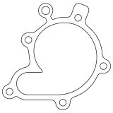 Cometic Mazda FS-DE .031in Fiber Water Pump Gasket thumbnail 2