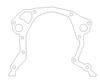 Cometic Ford 351C 335 Series V8 .020in Rubber Coated Steel Timing Cover Gasket thumbnail 6