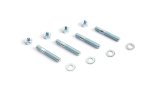 Cometic Carburetor Studs 2in Zinc Plated - Set of 4 With Washers and Nuts thumbnail 1