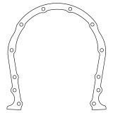 Cometic Chevy Gen-4/5 Big Block V8 Timing Cover Gasket .031in Fiber - 10 Pack thumbnail 2