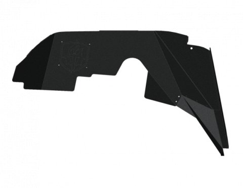 Road Armor 18-20 Jeep Wrangler JL Stealth Front Fender Liner Body Armor - Black Steel thumbnail 1