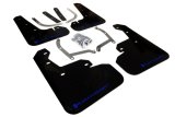 Rally Armor 17-23 Subaru Impreza 4D/5D Black UR Mud Flap w/Blue Logo thumbnail 1