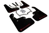 Rally Armor 17-23 Subaru Impreza 4D/5D Black UR Mud Flap w/Red Logo thumbnail 1