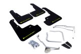 Rally Armor 15-21 Subaru WRX/STI Black UR Mud Flap w/Green Logo thumbnail 1
