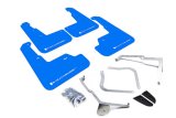 Rally Armor 15-21 Subaru WRX/STI Blue UR Mud Flap w/White Logo thumbnail 1