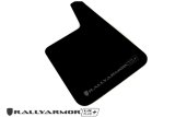 Rally Armor Universal Fit (No Hardware) UR Plus Black UR Mud Flap w/ Grey Logo thumbnail 1