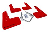 Rally Armor 17-22 Honda Civic Type R Red UR Mud Flap w/Black Logo thumbnail 1