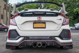 Rally Armor 17-22 Honda Civic Type R White UR Mud Flap w/Red Logo thumbnail 2