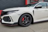 Rally Armor 17-22 Honda Civic Type R White UR Mud Flap w/Black Logo thumbnail 7
