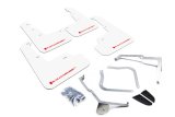 Rally Armor 15-21 Subaru WRX/STI White UR Mud Flap w/Red Logo thumbnail 1