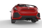 Rally Armor 17-19 Honda Civic Sport/Sport Touring Black UR Mud Flap w/Red Logo thumbnail 3