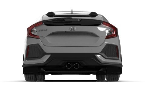 Rally Armor 17-21 Honda Civic Sport/Sport Touring Black UR Mud Flap w/Dark Grey Logo thumbnail 2