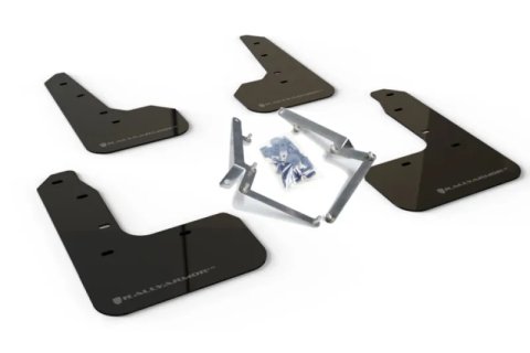 Rally Armor 17-21 Honda Civic Sport/Sport Touring Black UR Mud Flap w/Dark Grey Logo thumbnail 4