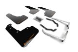 Rally Armor 18-23 Subaru Crosstrek Black UR Mud Flap w/Orange Logo thumbnail 1