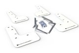 Rally Armor 17-21 Honda Civic Sport/Sport Touring White UR Mud Flap w/Black Logo thumbnail 1