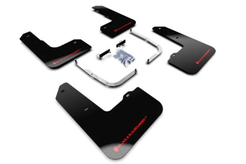 Rally Armor 19-22 Hyundai Veloster N Black UR Mud Flap w/ Red Logo thumbnail 6