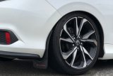 Rally Armor 16-21 Honda Civic Si White UR Mud Flap w/Red Logo thumbnail 4